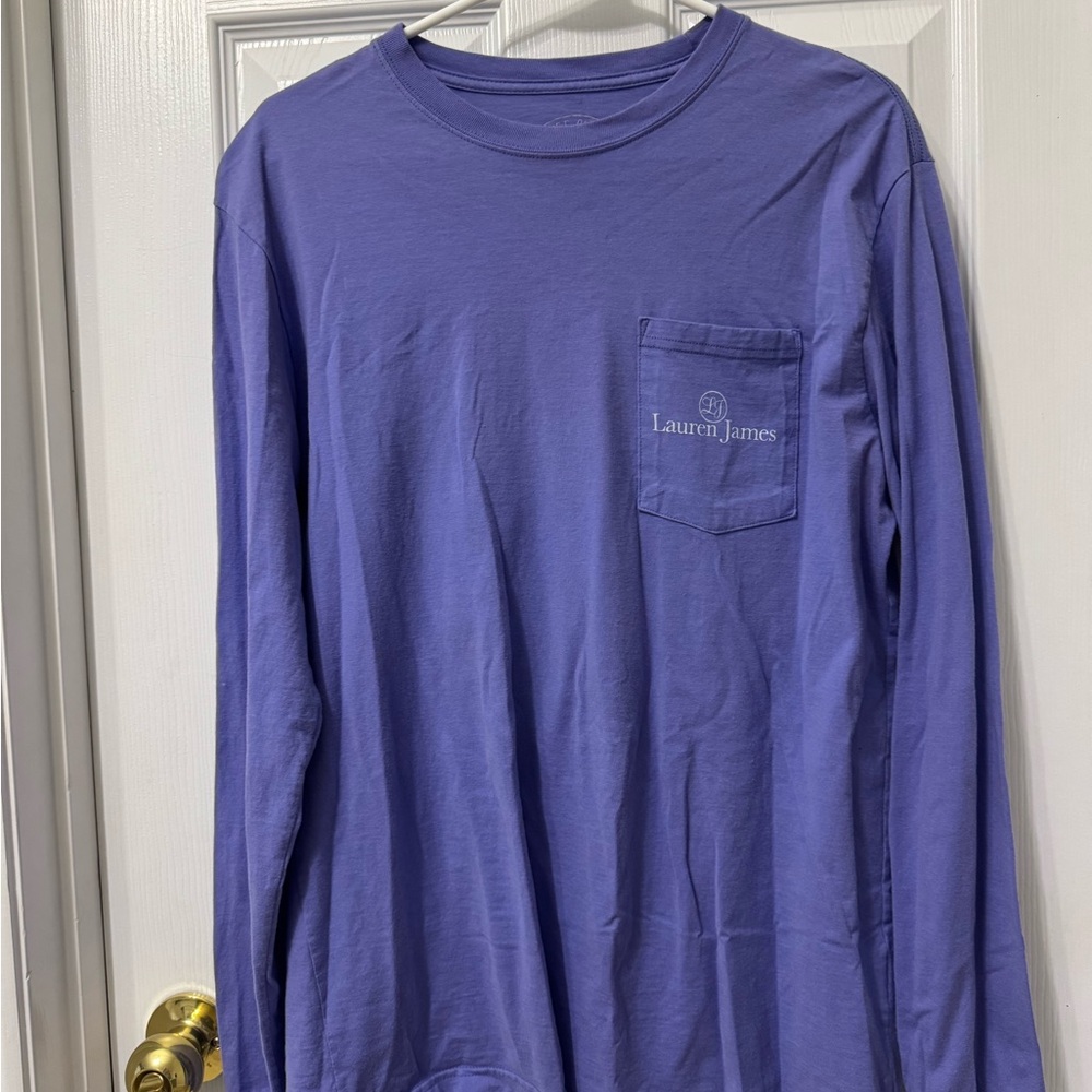 Lauren James women’s  Long Sleeve Tee in purple